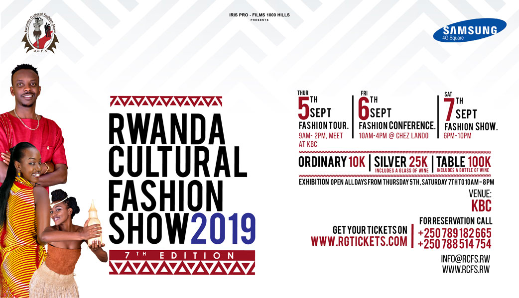 Rwanda Cultural Fashion Show 2019 | RG Tickets